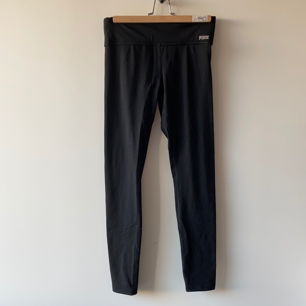 PINK ULTIMATE Full Length Black Leggings